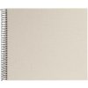 Album a spirale Goldbuch Bella Vista grigio sabbia 34x30 cm 40 pagine bianche