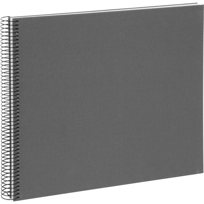Album a spirale Goldbuch Bella Vista grigio 34x30 cm 40 pagine bianche