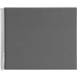 Album a spirale Goldbuch Bella Vista grigio 34x30 cm 40 pagine bianche