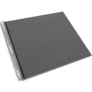 Album a spirale Goldbuch Bella Vista grigio 34x30 cm 40 pagine bianche