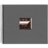 Goldbuch Album a spirale Bella Vista grigio 34x30 cm 40 pagine nere