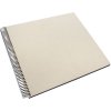Album a spirale Bella Vista grigio sabbia 35x30 cm pagine nere