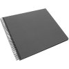 Goldbuch Album a spirale Bella Vista grigio 35x30 cm 40 pagine nere