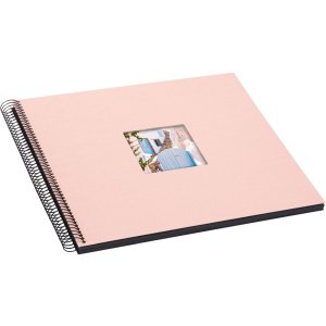 Album a spirale Goldbuch Bella Vista rosé 35x30 cm 40 pagine nere