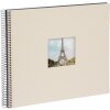 Album a spirale Goldbuch Bella Vista grigio sabbia 34x30 cm 40 pagine nere