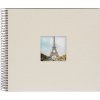 Album a spirale Goldbuch Bella Vista grigio sabbia 34x30 cm 40 pagine nere
