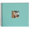 Goldbuch Album a spirale Bella Vista aqua 34x30 cm 40 pagine nere