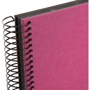 Album a spirale Goldbuch Bella Vista fucsia 34x30 cm 40 pagine nere