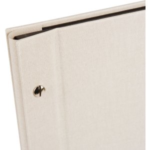 Goldbuch Album a vite Bella Vista grigio sabbia 30x25 cm 40 pagine nere