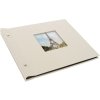 Goldbuch Album a vite Bella Vista grigio sabbia 30x25 cm 40 pagine nere