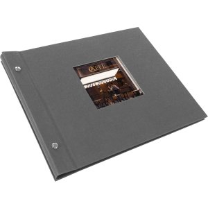 Goldbuch Album a vite Bella Vista grigio 30x25 cm 40 pagine nere