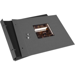 Goldbuch Album a vite Bella Vista grigio 30x25 cm 40 pagine nere