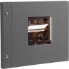 Goldbuch Album a vite Bella Vista grigio 30x25 cm 40 pagine nere