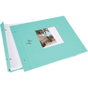 Goldbuch Album a vite Bella Vista aqua 30x25 cm 40 pagine bianche