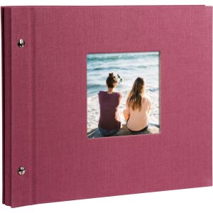 Goldbuch Album a vite Bella Vista fucsia 30x25 cm 40...