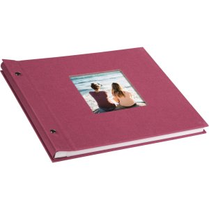 Goldbuch Album a vite Bella Vista fucsia 30x25 cm 40 pagine bianche