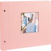 Album a vite Bella Vista rosé 30x25 cm pagine bianche