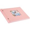 Album a vite Bella Vista rosé 30x25 cm pagine bianche