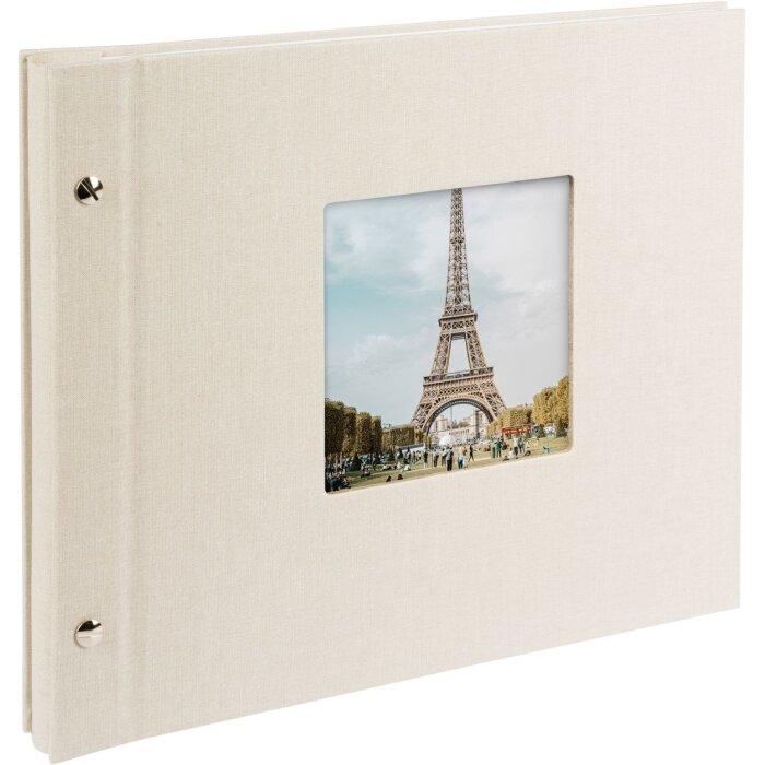 Goldbuch Album a vite Bella Vista grigio sabbia 30x25 cm 40 pagine bianche