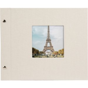 Goldbuch Album a vite Bella Vista grigio sabbia 30x25 cm 40 pagine bianche