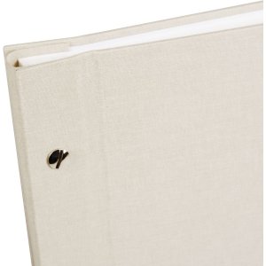 Goldbuch Album a vite Bella Vista grigio sabbia 30x25 cm 40 pagine bianche