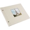 Goldbuch Album a vite Bella Vista grigio sabbia 30x25 cm 40 pagine bianche