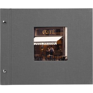 Goldbuch Album a vite Bella Vista grigio 30x25 cm 40 pagine bianche