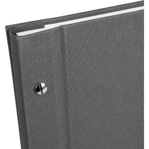 Goldbuch Album a vite Bella Vista grigio 30x25 cm 40 pagine bianche