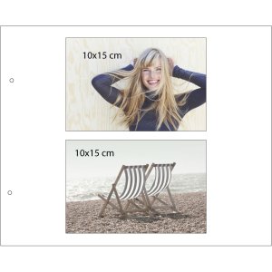 Goldbuch Album a vite Bella Vista grigio 30x25 cm 40 pagine bianche