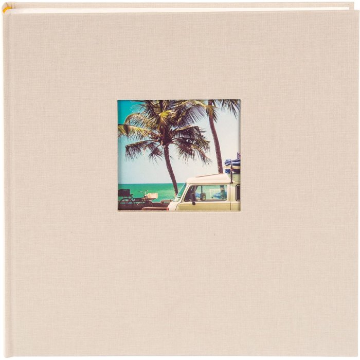 Goldbuch Album fotografico Bella Vista grigio sabbia 30x31 cm 60 pagine bianche