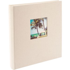 Goldbuch Album fotografico Bella Vista grigio sabbia 30x31 cm 60 pagine bianche