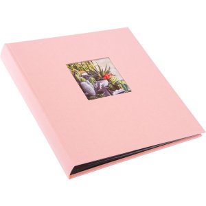 Album fotografico Bella Vista rosé 30x31 cm pagine nere