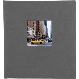 Goldbuch Album fotografico Bella Vista grigio 30x31 cm 60...