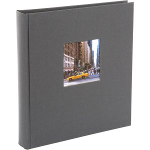 Goldbuch Album fotografico Bella Vista grigio 30x31 cm 60 pagine nere