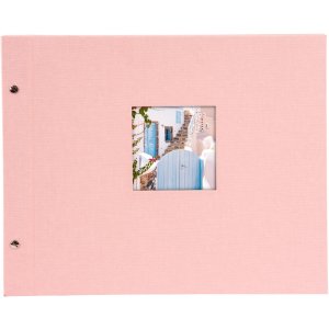 Goldbuch Album a vite Bella Vista rosé 39x31 cm 40 pagine nere