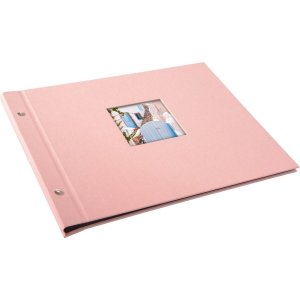 Goldbuch Album a vite Bella Vista rosé 39x31 cm 40 pagine nere