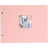 Goldbuch Album a vite Bella Vista rosé 39x31 cm 40 pagine nere