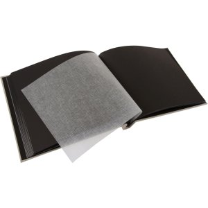 Goldbuch Album a vite Bella Vista grigio sabbia 39x31 cm 40 pagine nere