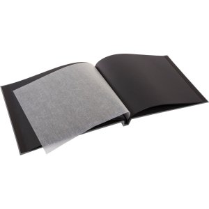 Album a vite Bella Vista grigio 39x31 cm pagine nere