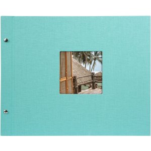 Goldbuch Album a vite Bella Vista aqua 39x31 cm 40 pagine bianche