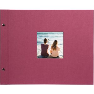 Goldbuch Album a vite Bella Vista fucsia 39x31 cm 40 pagine bianche