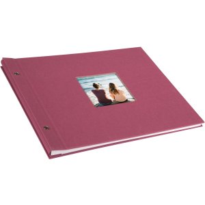 Goldbuch Album a vite Bella Vista fucsia 39x31 cm 40 pagine bianche