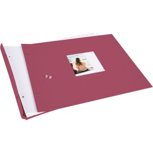 Goldbuch Album a vite Bella Vista fucsia 39x31 cm 40 pagine bianche