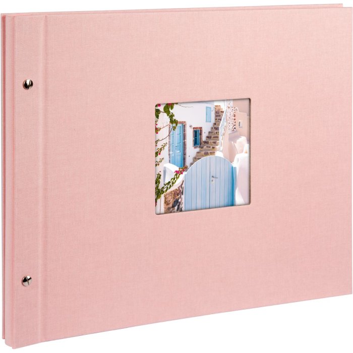 Goldbuch Album a vite Bella Vista rosé 39x31 cm 40 pagine bianche