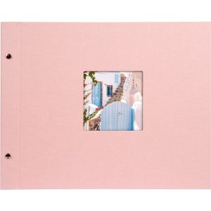 Goldbuch Album a vite Bella Vista rosé 39x31 cm 40 pagine bianche