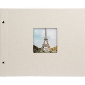 Goldbuch Album a vite Bella Vista grigio sabbia 39x31 cm 40 pagine bianche