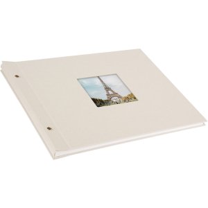 Goldbuch Album a vite Bella Vista grigio sabbia 39x31 cm 40 pagine bianche