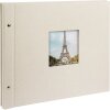 Goldbuch Album a vite Bella Vista grigio sabbia 39x31 cm 40 pagine bianche