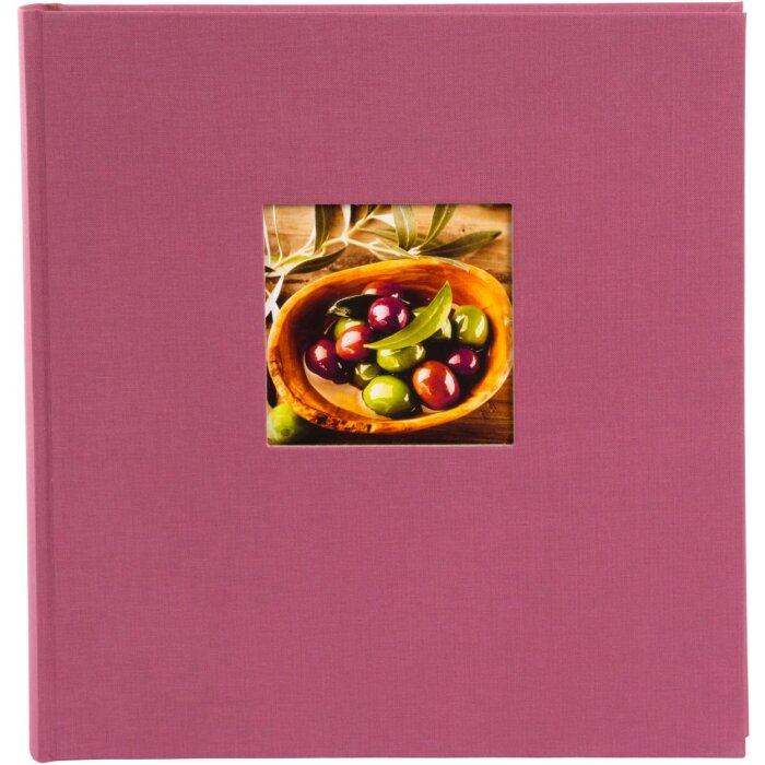 Goldbuch Album fotografico jumbo Bella Vista fucsia 30x31 cm 100 pagine bianche