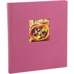 Goldbuch Album fotografico jumbo Bella Vista fucsia 30x31 cm 100 pagine bianche